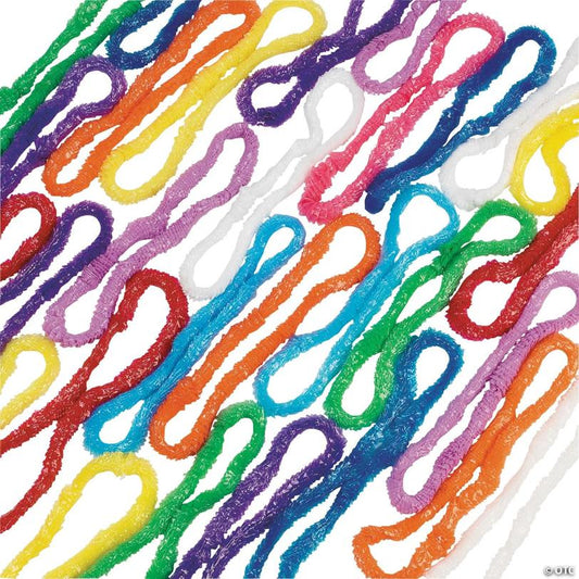 30" Bulk 100 Pc. Bright Colors Plastic Lei Assortment | USA Decoration®