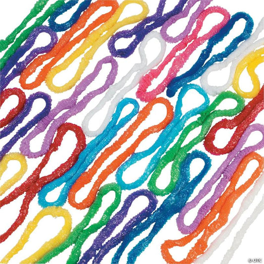 30" Mega Bulk 200 Pc. Bright Color Plastic Lei Assortment | USA Decoration®