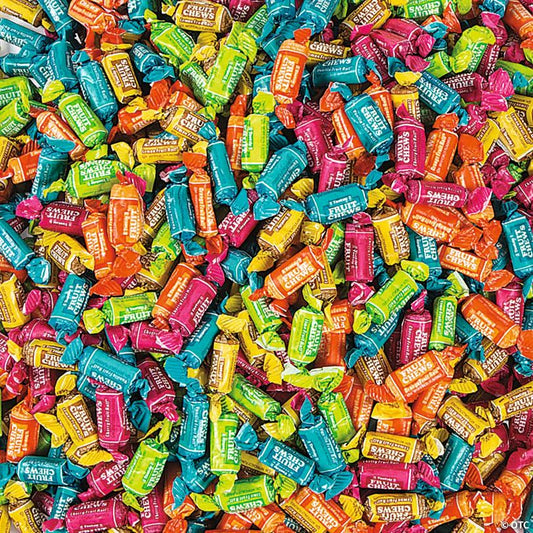 30 lbs. Mega Bulk 2058 Pc. Tootsie Fruit Chews Midgees Candy