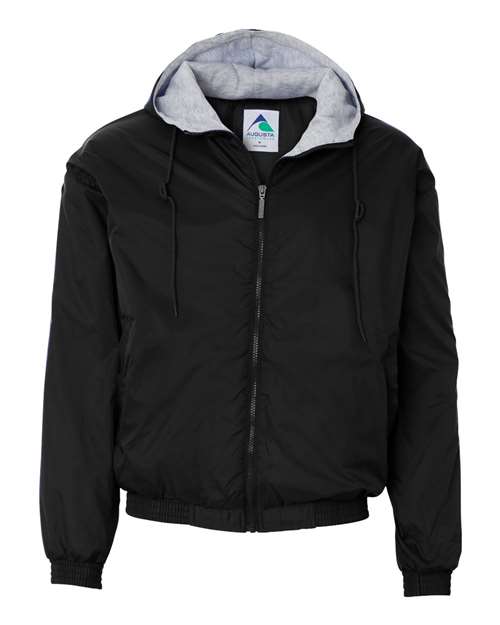 Fleece Lined Hooded Jacket | USA Decoration