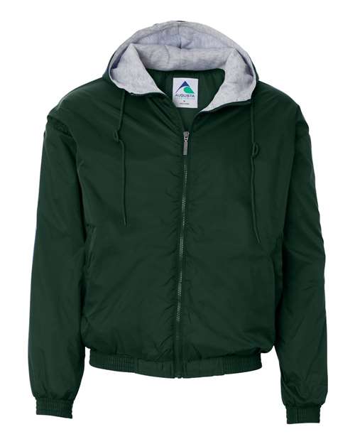 Fleece Lined Hooded Jacket | USA Decoration