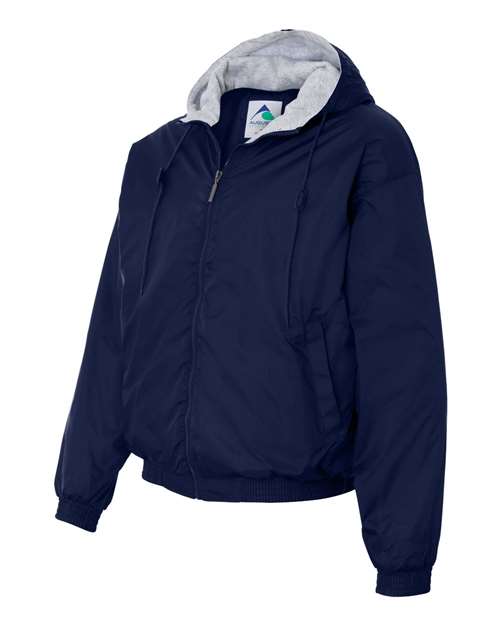 Fleece Lined Hooded Jacket | USA Decoration