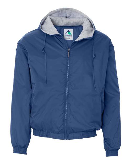 Fleece Lined Hooded Jacket | USA Decoration