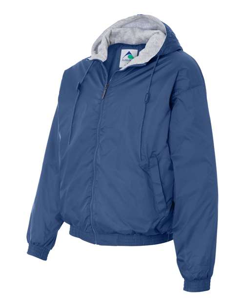 Fleece Lined Hooded Jacket | USA Decoration