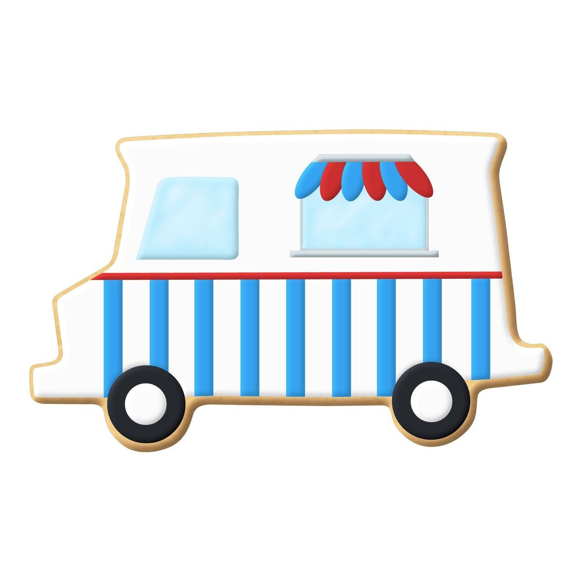 Delivery Truck Cookie Cutter 4 1/8 in B1218
