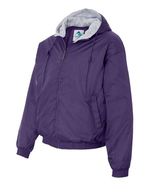 Fleece Lined Hooded Jacket | USA Decoration