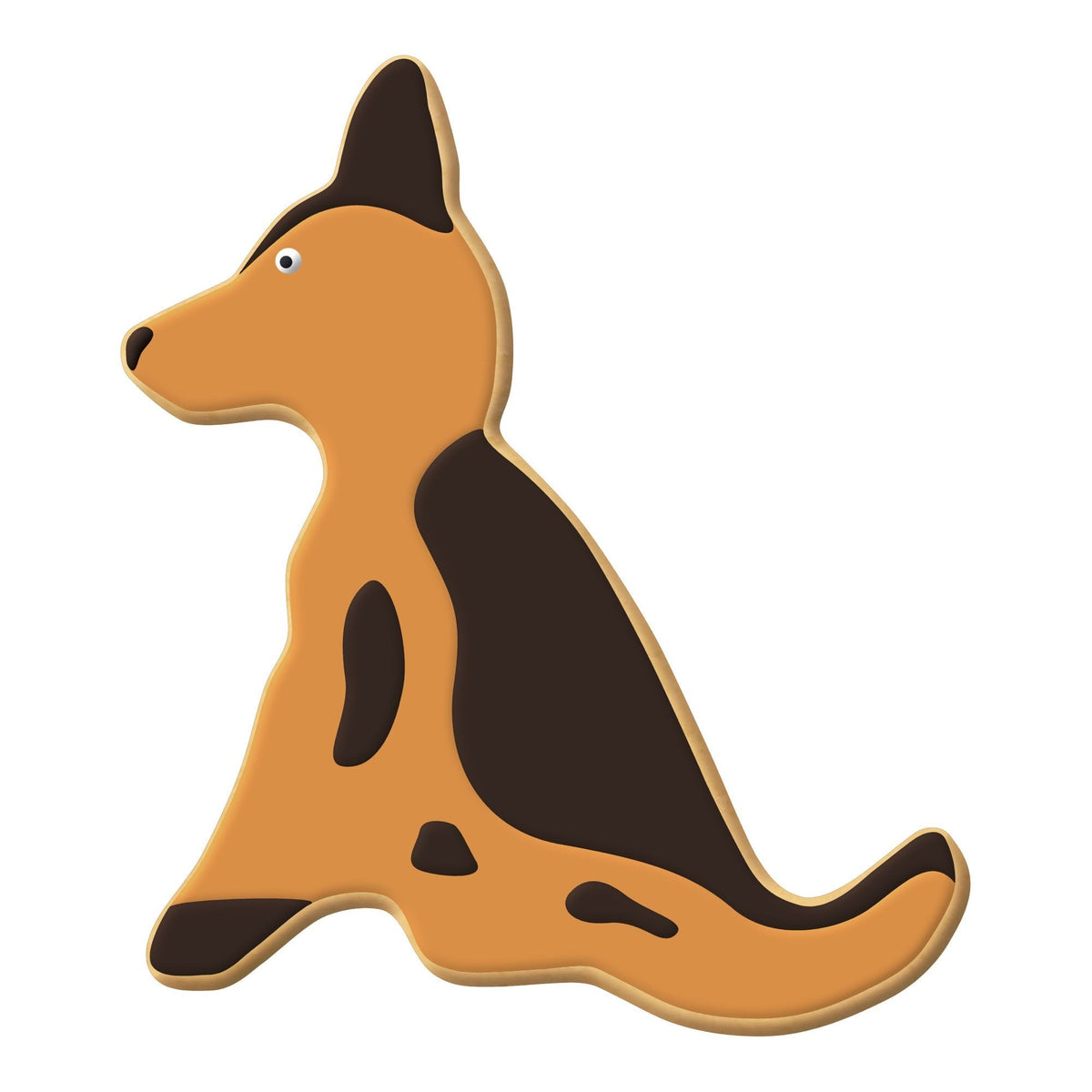 German Shepherd Cookie Cutter 3.5 in B1146