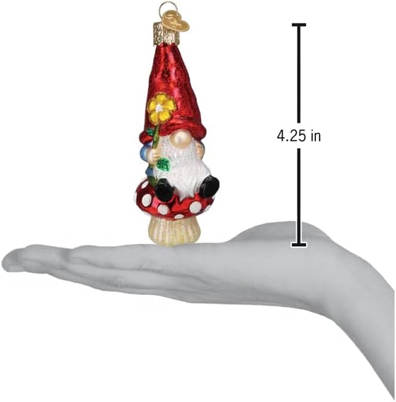 Old World Christmas Garden Gnome Tree Ornament