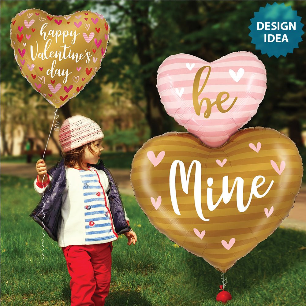 Heart Balloon Be Mine Duo 32 Inch