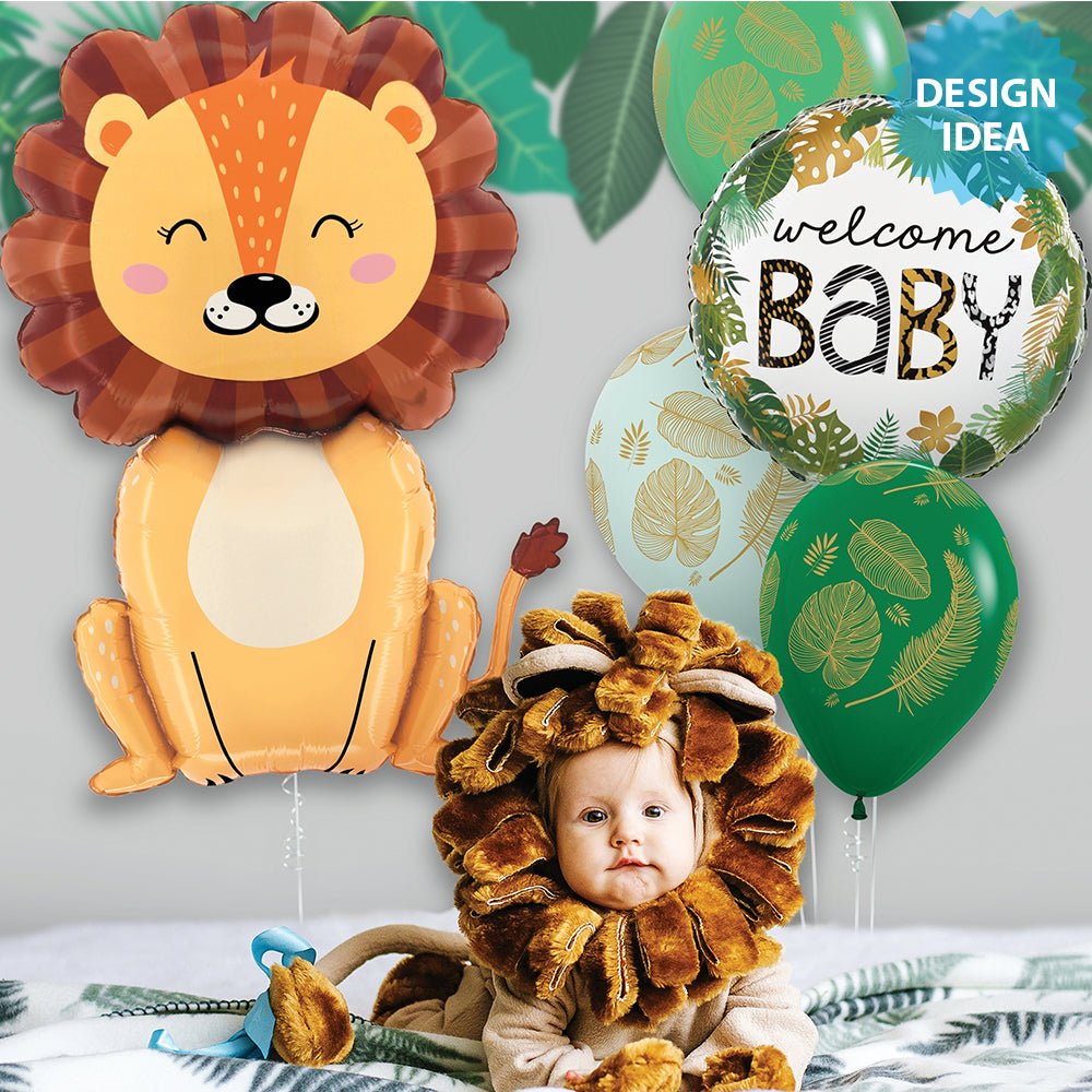 Jungle Lion Foil Balloon 32 Inch