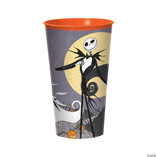 32 oz. Disney’s The Nightmare Before Christmas Pumpkin King Reusable BPA-Free Plastic Favor Tumbler