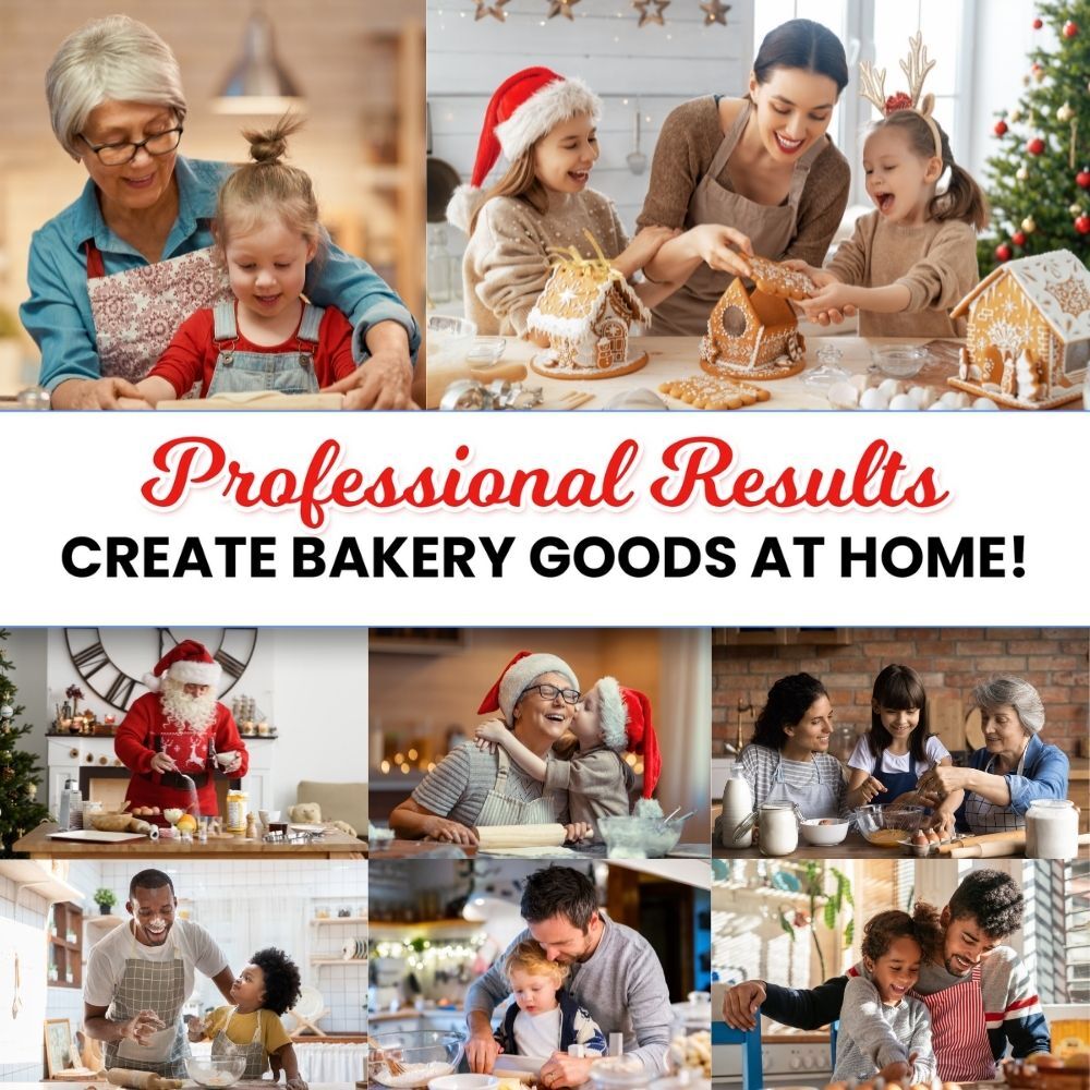 Square Plaque Nested Cookie Cutter Set 3 Pc GC0108 with a Hang Tag Cookie Recipe Card