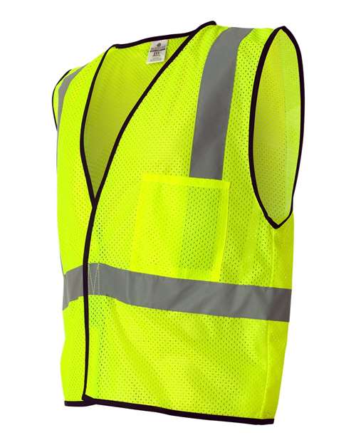 Economy Single Pocket Hook-and-Loop Mesh Vest | USA Decoration