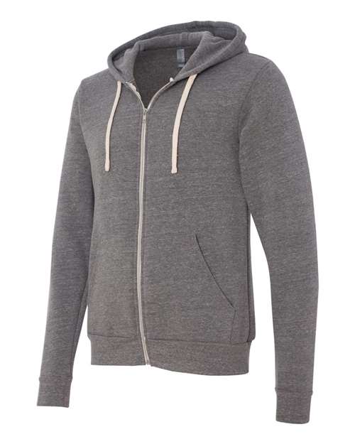 Triblend Sponge Fleece Full-Zip Hoodie | USA Decoration