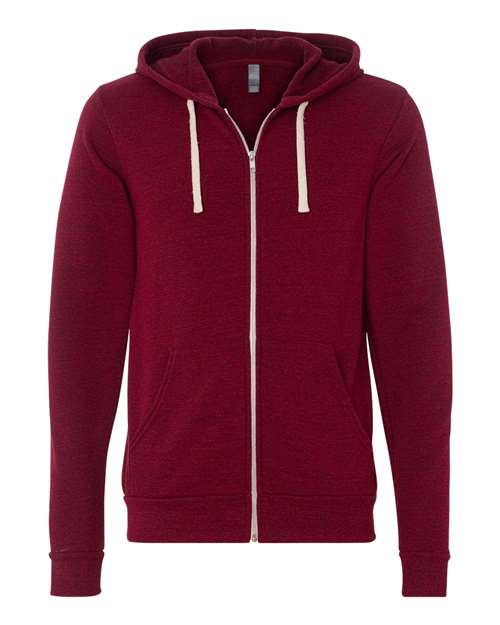 Triblend Sponge Fleece Full-Zip Hoodie | USA Decoration
