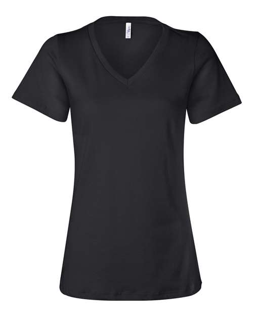 Women’s Relaxed Jersey V-Neck Tee | USA Decoration