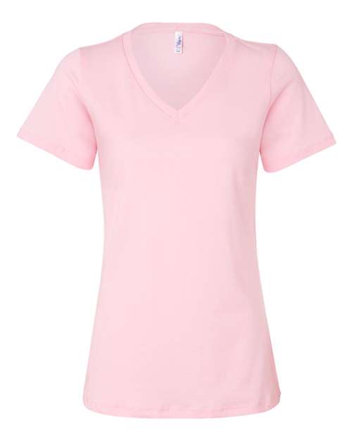 Women’s Relaxed Jersey V-Neck Tee | USA Decoration