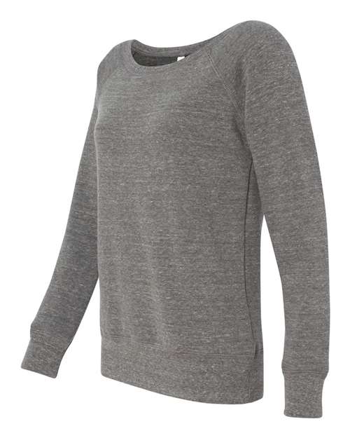 Women’s Sponge Fleece Wide Neck Sweatshirt | USA Decoration