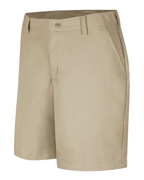 Women's Plain Front Shorts, 8 Inch Inseam | USA Decoration