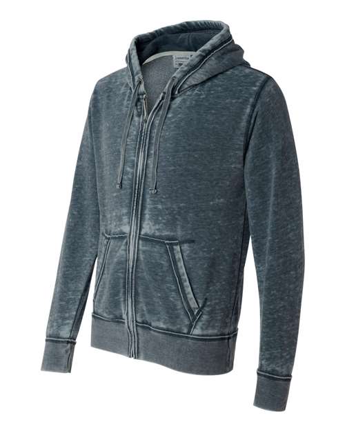 Vintage Zen Fleece Full-Zip Hooded Sweatshirt | USA Decoration