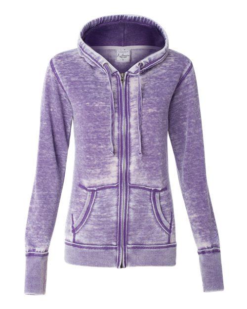Women's Zen Fleece Full-Zip Hooded Sweatshirt | USA Decoration