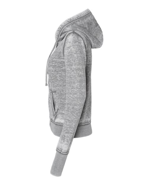 Women's Zen Fleece Full-Zip Hooded Sweatshirt | USA Decoration