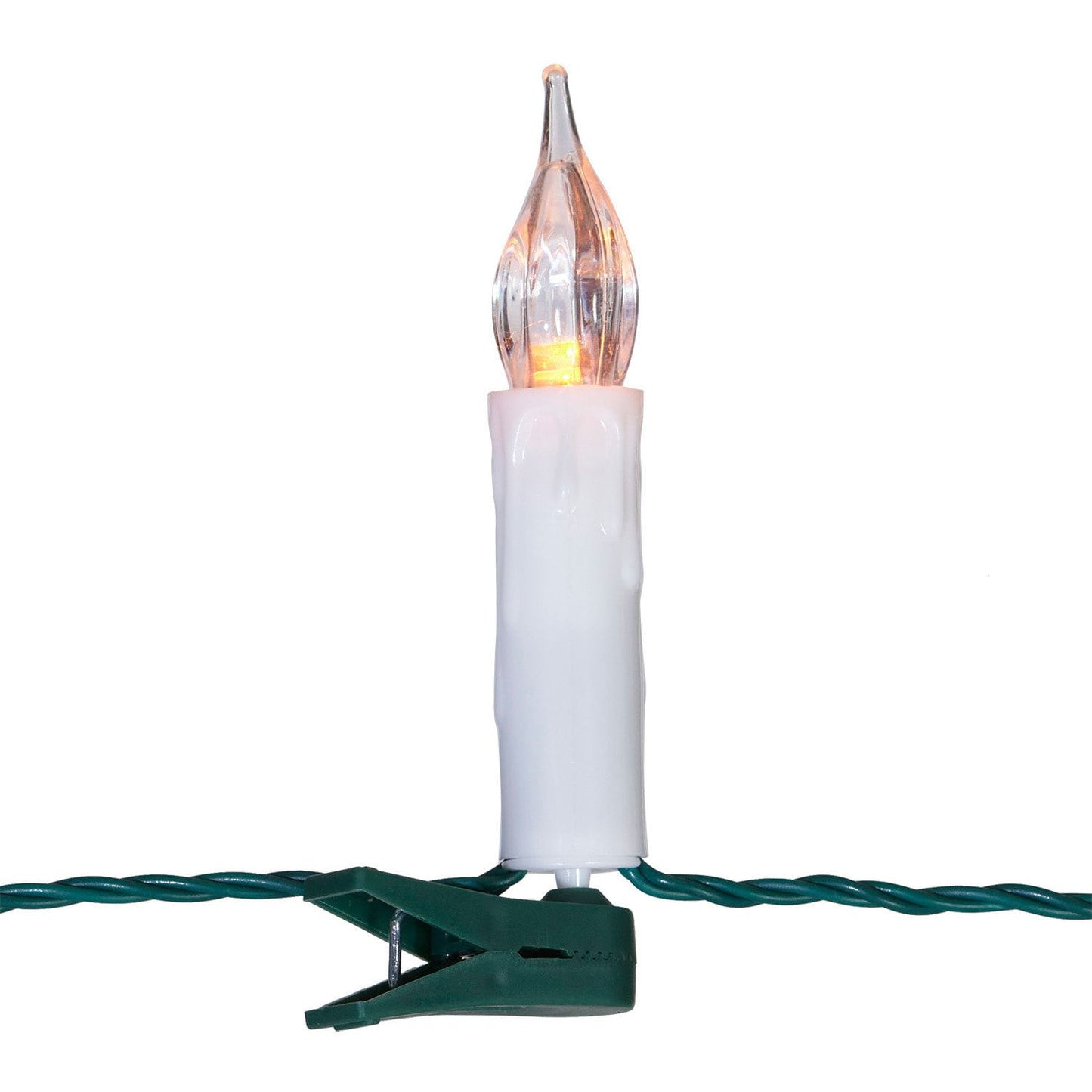 Member's Mark 50ct Flickering LED Candlestick Lights, 40.8' Lighted Length | USA Decoration®