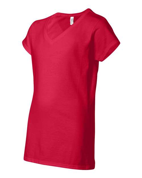 Softstyle® Women’s V-Neck T-Shirt | USA Decoration
