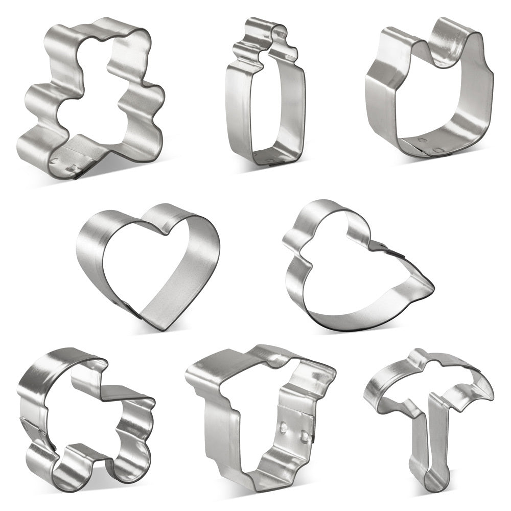 Mini Baby Shower Cookie Cutter 8 Pc Set HS0447