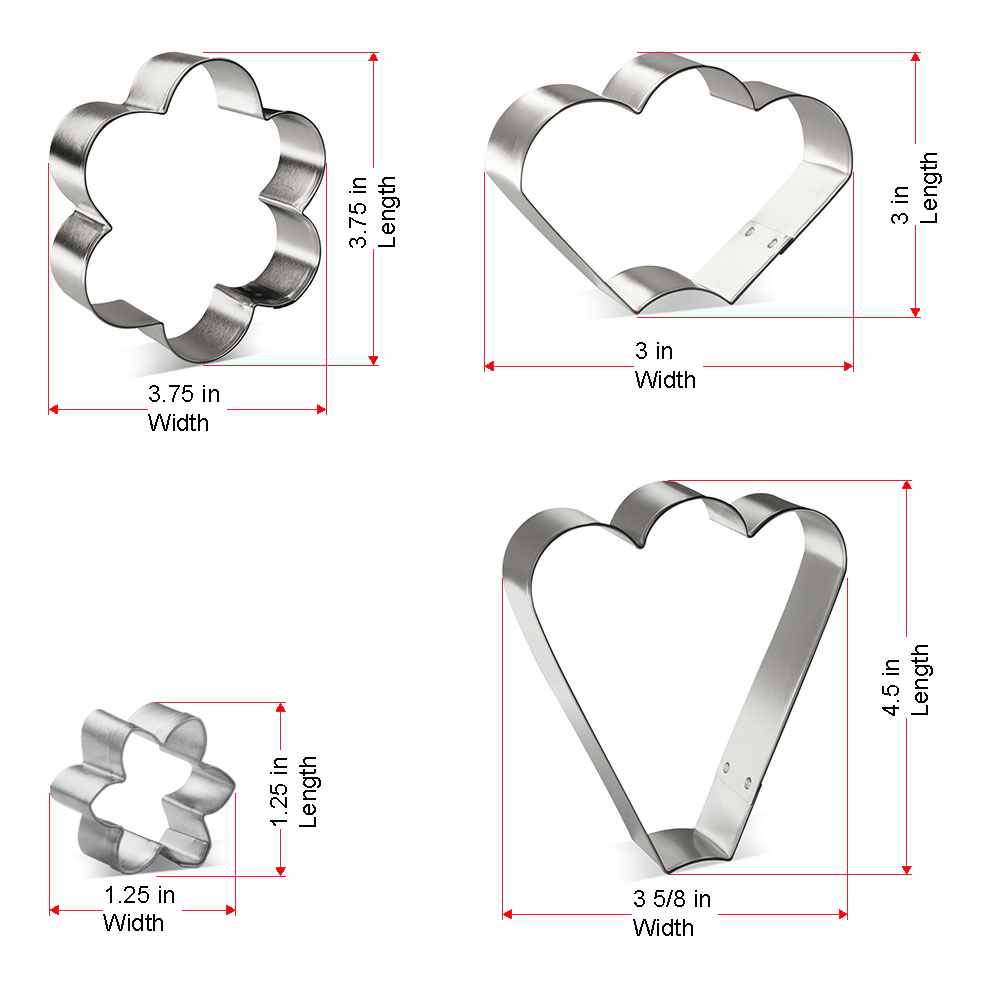 Mother's Day Cookie Platter 4 Pc Set HS0454