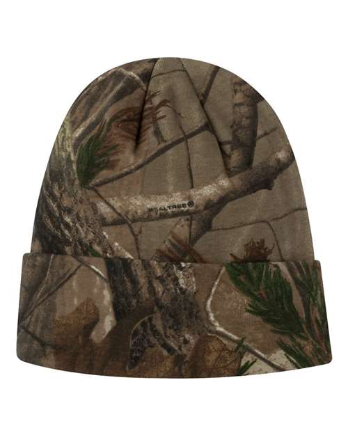 12" Licensed Camo Cuffed Beanie | USA Decoration
