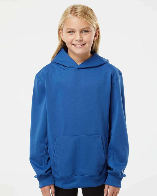 Youth Sport Athletic Fleece Hooded Sweatshirt | USA Decoration