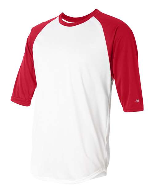 B-Core Three-Quarter Sleeve Baseball T-Shirt | USA Decoration