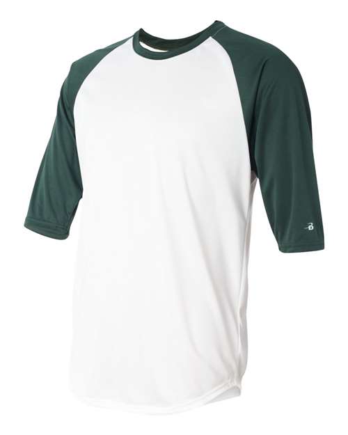 B-Core Three-Quarter Sleeve Baseball T-Shirt | USA Decoration