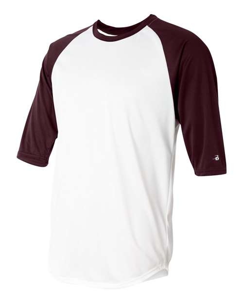 B-Core Three-Quarter Sleeve Baseball T-Shirt | USA Decoration