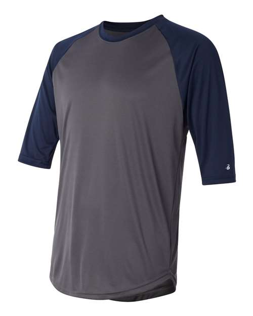 B-Core Three-Quarter Sleeve Baseball T-Shirt | USA Decoration