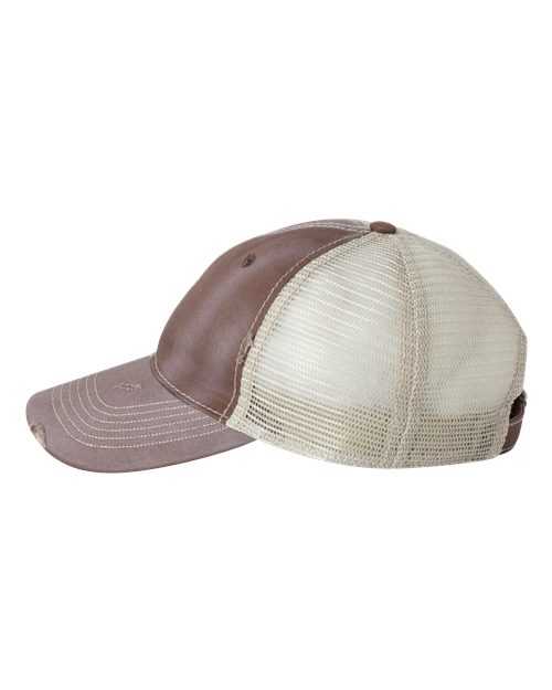 Bounty Dirty-Washed Mesh-Back Cap | USA Decoration