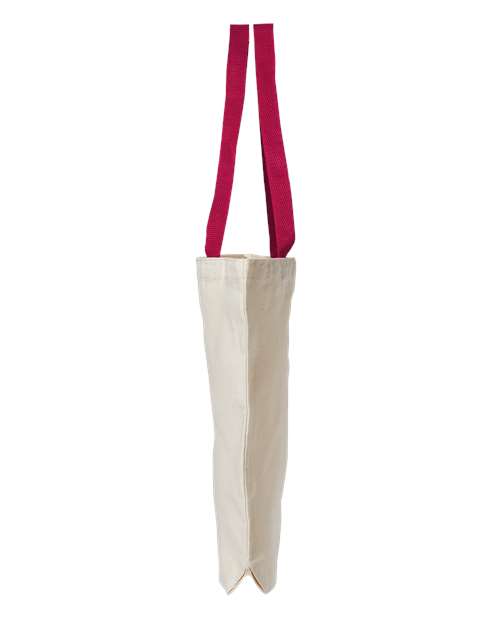 Natural Tote with Contrast-Color Handles | USA Decoration