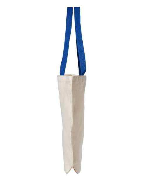 Natural Tote with Contrast-Color Handles | USA Decoration