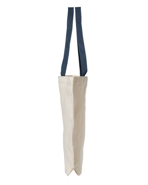 Natural Tote with Contrast-Color Handles | USA Decoration