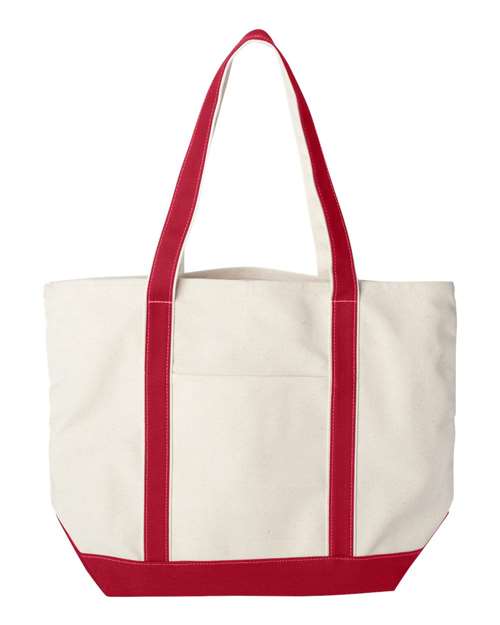 Carmel Classic XL Cotton Canvas Resort Tote | USA Decoration