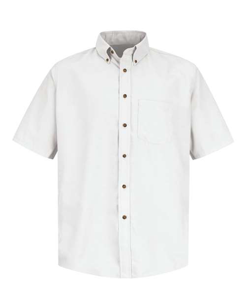 Poplin Short Sleeve Dress Shirt | USA Decoration