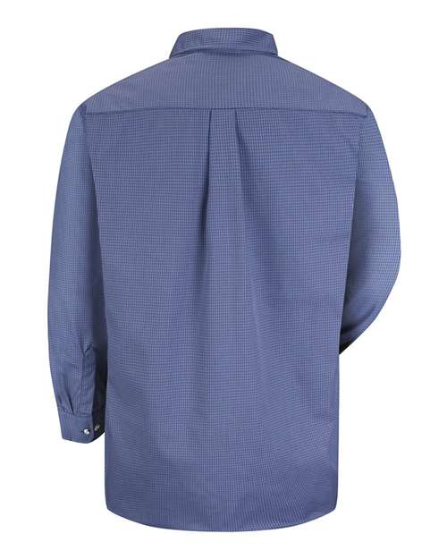 Mini-Plaid Uniform Long Sleeve Shirt | USA Decoration