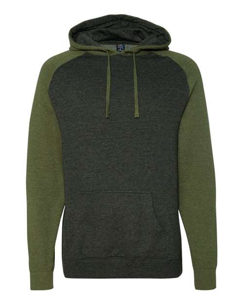 Raglan Hooded Sweatshirt | USA Decoration