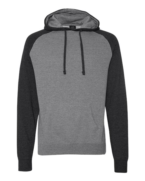 Raglan Hooded Sweatshirt | USA Decoration