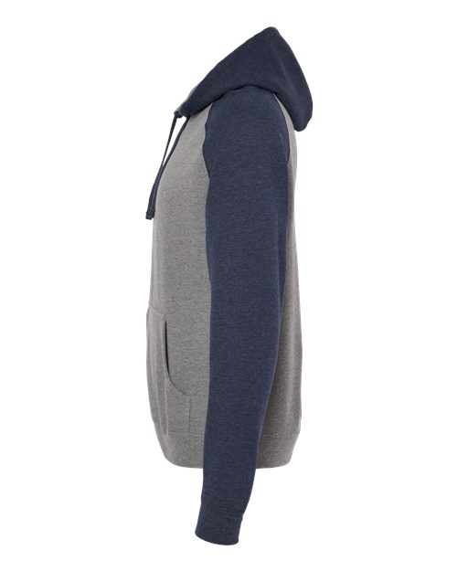 Raglan Hooded Sweatshirt | USA Decoration