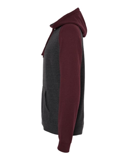 Raglan Hooded Sweatshirt | USA Decoration