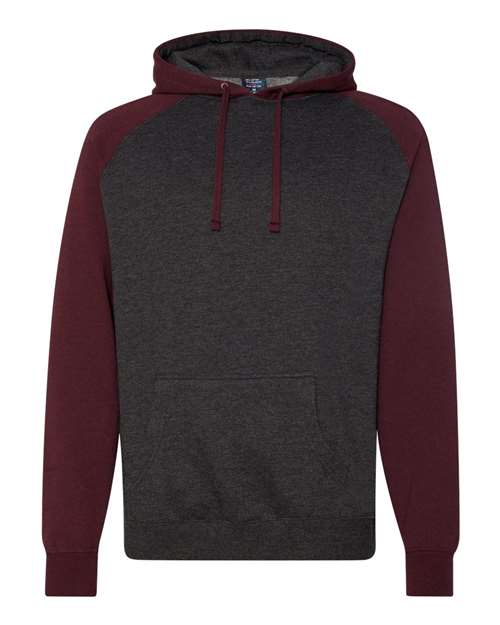 Raglan Hooded Sweatshirt | USA Decoration