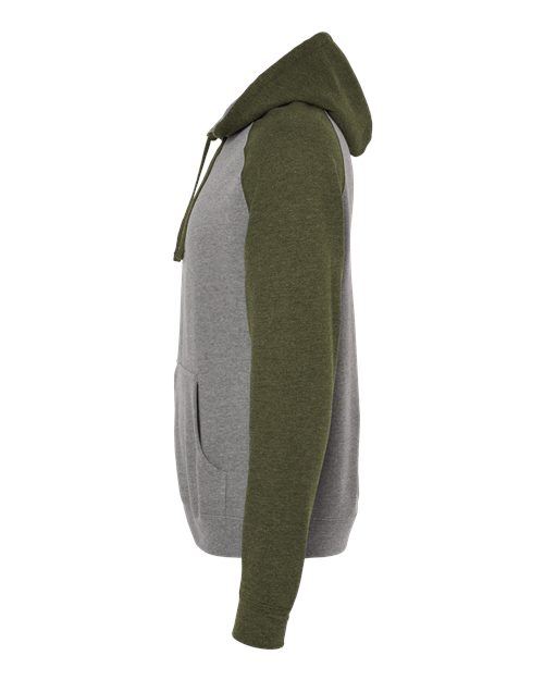 Raglan Hooded Sweatshirt | USA Decoration