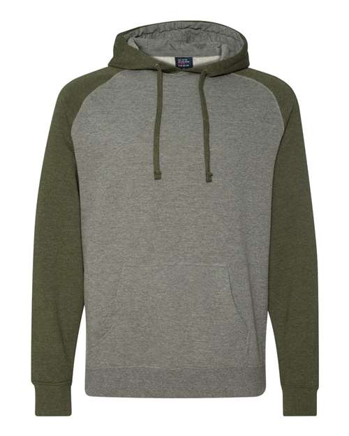 Raglan Hooded Sweatshirt | USA Decoration